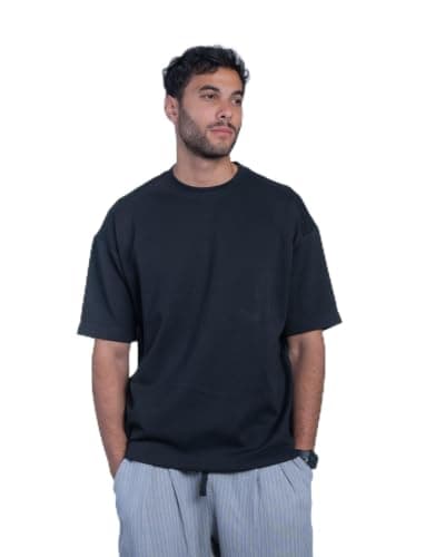 HUMAN Oversized Comfort T-Shirt - Black