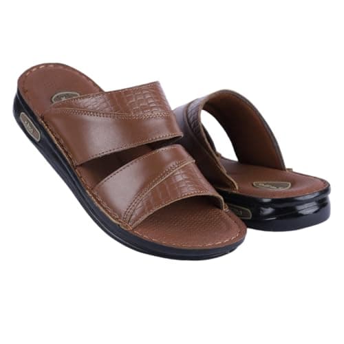 سليبر رجالى جلد طبيعى 908 Sandal