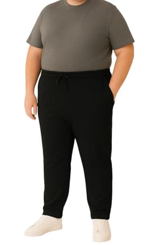 Miza Winter Sweatpants for Adults, Milton Cotton Lined, Sizes 4X-6X, Pilling and Shrinkage Resistant Pants