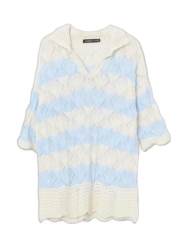 LC WAIKIKI Polo Neck Striped Women's Knitwear Sweater