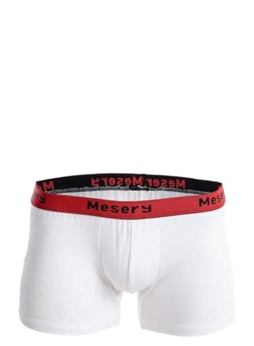 Mesery Boxer Men-White Underpants