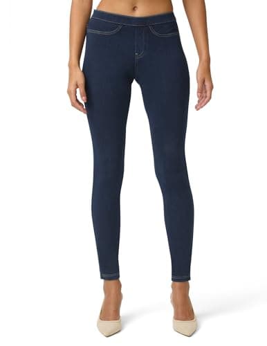 No Nonsense Women's Classic Indigo Denim Jean Leggings Pants
