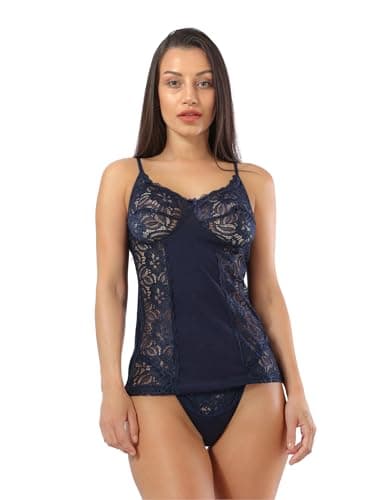 Eve Chantelle Womens Chantelle Dentelle Tank Top Body Leotard