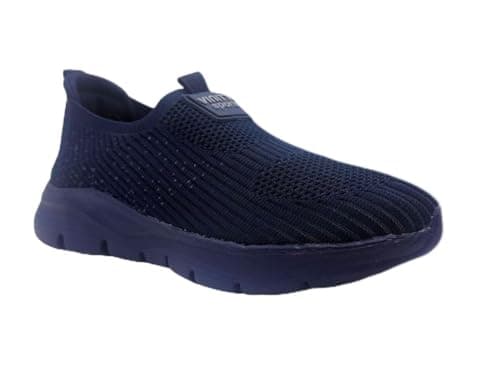 713330-7933300304- Vinitto EVA Women’s Lightweight Slip-On Sneakers with Pillow Support - Navy, 37 EU