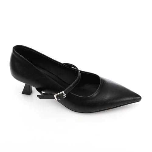Women's Classic Pointed-Toe Pumps 5CM | Soft Inner Cushioning, Formal & Party Wear, Metallic Finish, Timeless Classic Style, Lightweight & Durable Shoes