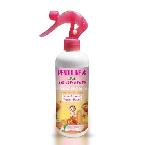 Penduline kids air freshener Caramel Cloud 400 ml |Free Alchole | IFRA Certificate | Safe for All kids | Water Based Area deodorizer