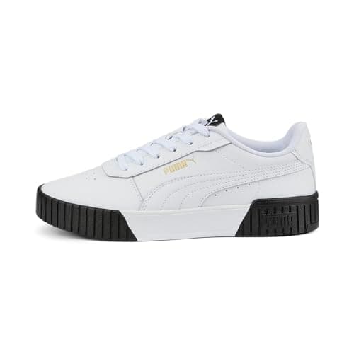 PUMA Carina L Color-Block Side-Logo Low-Top Lace-Up Running Sneakers for Women