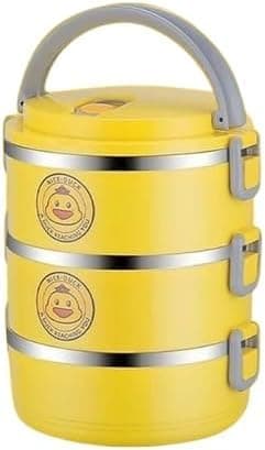 4-Tier Food Container Portable Meal Prep Lunch Box with Secure Lid for Daily Organization Durable Stackable Storage for Work School Trips Office Meal holder