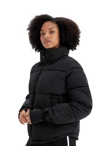 DeFacto Woman Regular Fit W/O Hoodie Outer Wear Mont Z1438AZ, Black S