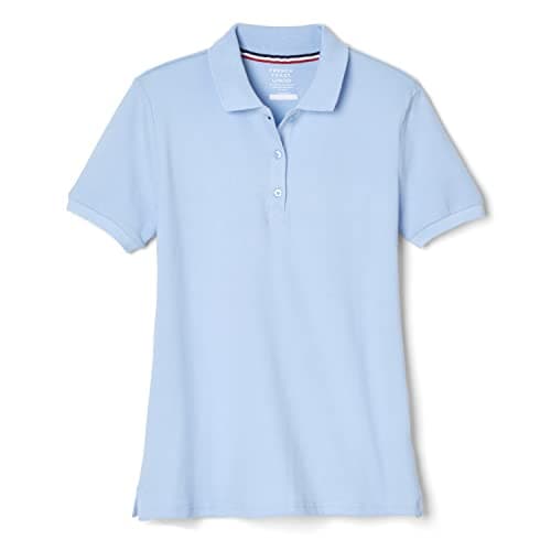 French Toast womens Short Sleeve Stretch Pique Polo Polo Shirt