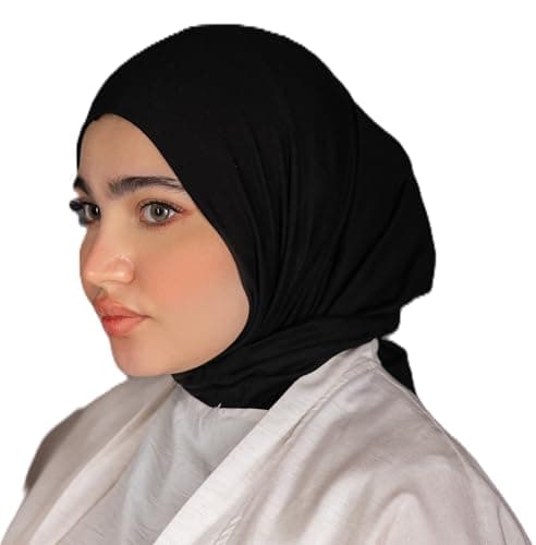 Mila Women’s Kuwaiti Easy Wear One Piece Underscarf Bandana - Cotton Hijab Undercap Bonnet - Classy Gift - Ideal Accessory - Women's Hijab - حجاب كويتي سريع قطن قطعة واحدة - طباقي تلبيسه كامله Apparel head neck covering
