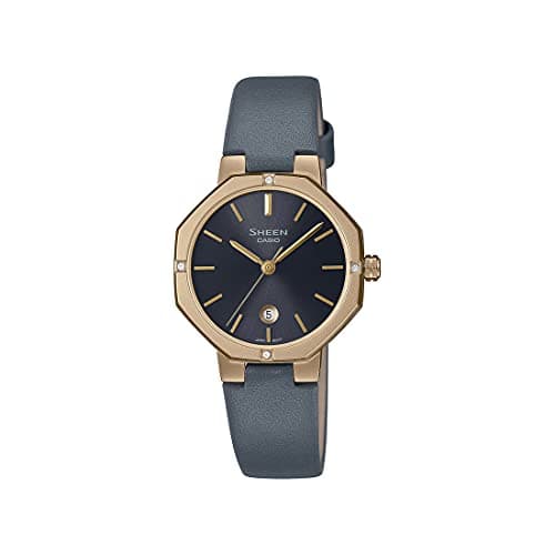 Casio Analog Black Dial Women's Watch-SHE-4543GL-8AUDF