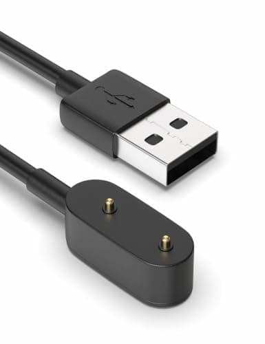 Charging Cable (Magnetic) (Compatible with Huawei Watch Fit/Fit 2/Fit Neo/Fit Mini/Fit Elegant Band 7/6/6 Pro Honor Watch 6/ES (Black)) Charging adapter