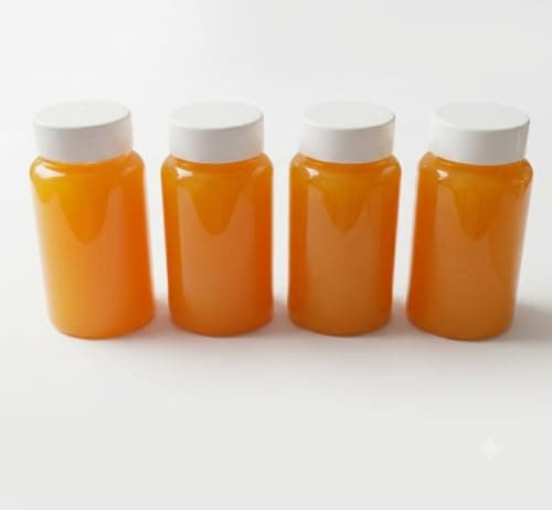 4-Piece Juice Bottle Set, 135ml Plastic Drink Bottles with Leak-Resistant Lid, Easy Open & Close Design, Fits Food Storage Containers.