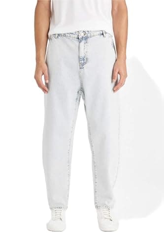 DeFacto Mens Relaxed Slouchy Fit Special Collection Denim Trousers B8321AX Trousers
