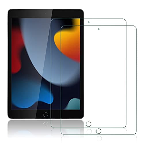 OKP [2 Pack] ipad 10.2 Screen Protector for iPad 7th Generation (2019), Clear Tempered Glass Film ipad 7th Generation Screen Protector with Anti-Scratch/High Definition/Bubble Free