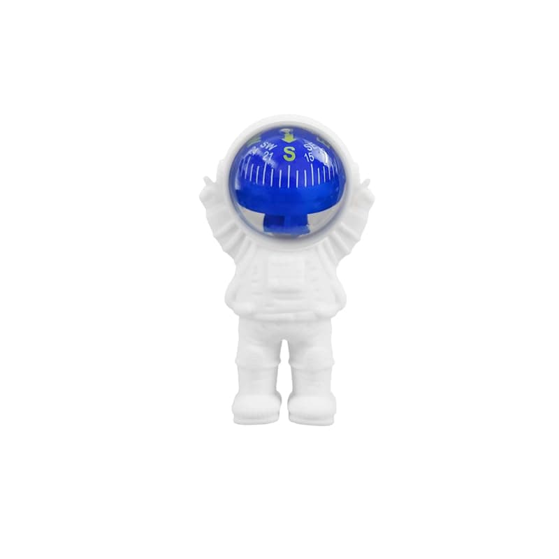 KaberTrade Car Directions Compass Home Office Decor Astronaut Outdoor Camping Hiking Multipurpose (White in Blue Code:9522)