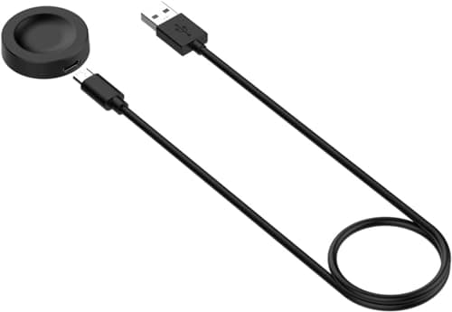 ELMO3EZZ Charger Compatible With Huawei watch GT3/GT2/GT2 Pro/GT3 Pro Charger Dock Magnetic Charging Cradle, Black Charging adapter