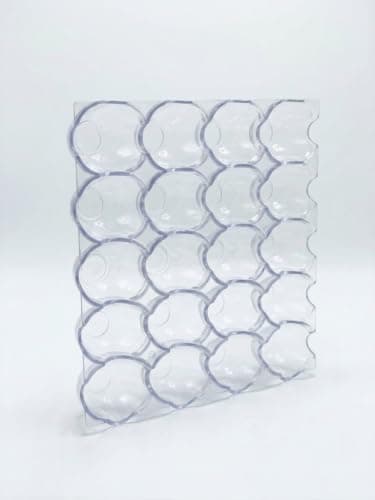 Clear Acrylic Egg Organizer 24 Eggs for Refrigerator and Kitchen Basket