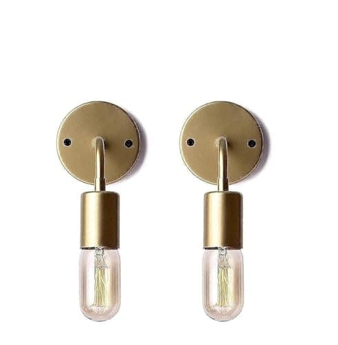2 Pieces Of Golden Wall Lighting Unit Light fixture
