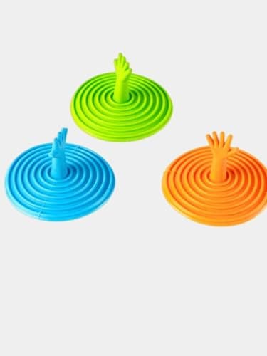 Wanda.Store Kitchen Sink Stoppers 3 Pack, Silicone Drain Stopper, Bathtub Stopper, Multi Color Plug stopper