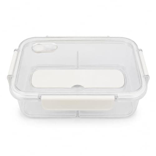 Divided Storage Container with Secure Locking Lid. Storage box