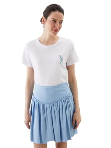 LC WAIKIKI Woman Crew Neck Embroidered Women's T-Shirt
