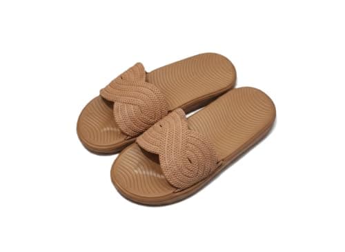 Project Z Bossy Women's Slipper with Luxury Metal Buckle | Ultra Comfortable EVA Medical Slippers with Argonomi Sole | Stylish Anti-Slip Home & Outdoor Sandals | Sizes 38-41 | Glitter Finish Colors
