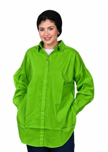 Schmeez Women's Oversize Cotton Kiwi | Cotton, oversize Shirt