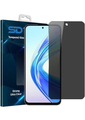 Screen compatible with Honor X7C Privacy Screen Protector Tempered Glass Screen Guard Anti Peeking