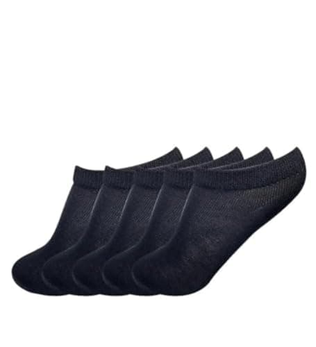 Dice Unisex Kids Set of 5 Lycra Plain Socket Socks (pack of 5)