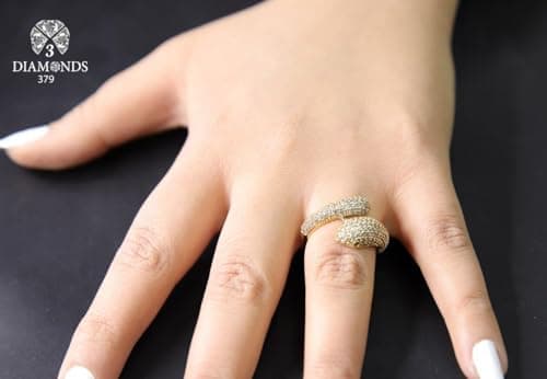 3 Diamonds 3370159539246 Wedding Ring For Women Gold Plated