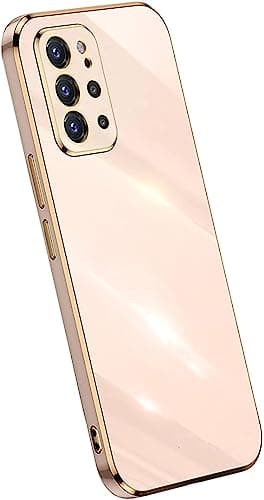 Compatible with Reno 5/5G Case Silicone, Shockproof Accessories Reno 5/5G Phone Case Slim Protective Case Cover (Rose Gold) (Rose Gold) Cellular phone case