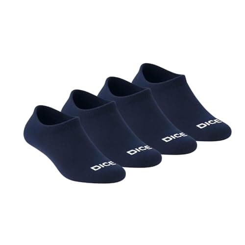 Dice Pack of 4 Cotton Mini Socket Socks for Men