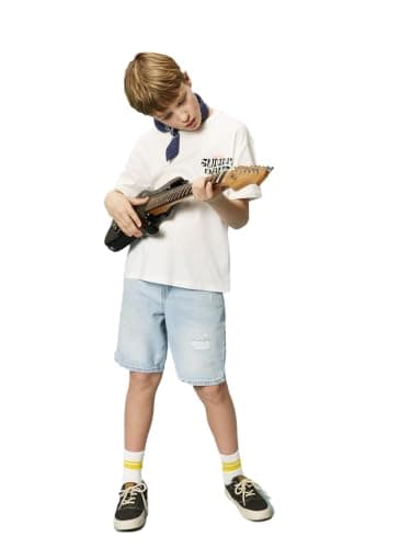 LC WAIKIKI Boy Adjustable Waist Elasticated Boys' Jean Shorts