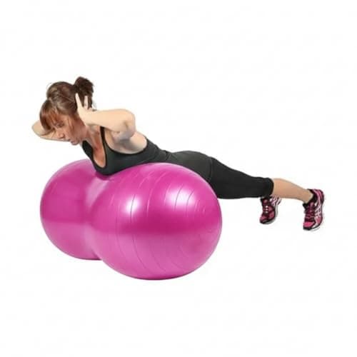 Yoga Ball Exercise Ball Peanut Shape Anti-Burst Non-Slip Exercise Ball for Balance Exercise, Physical Therapy, Back Pain Relief