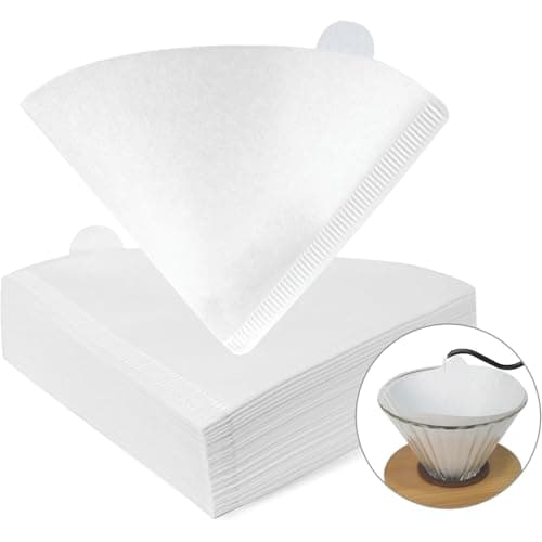 Joleritc V02 100 Count Natural White Disposable Coffee Filters Paper, Size 02, Fit for Drip Coffee Dripper Mouse pad
