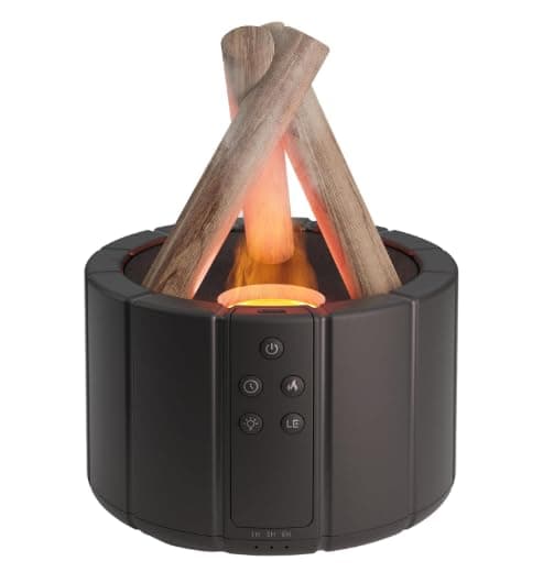 Round USB Diffuser with Remote | Aroma Diffuser with Multicolor Light | Suitable for Home and Office NE