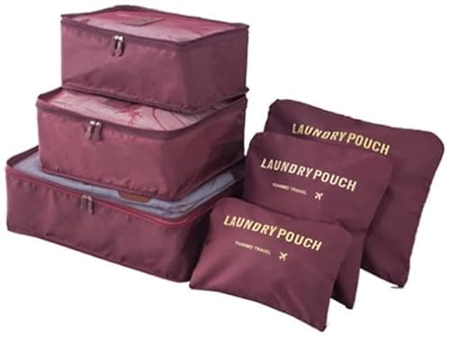 Brandilo Portable Packing Cubes - Perfect Luggage Organizer Bags, Packing Cubes for Suitcases, Compression Packing Cubes, Travel Bags Organizer for Luggage, Luxurious Travel Cubes, Wine Storage bag