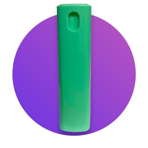 1pcs Square Mini Refillable Travel Atomizer Bottle for Perfume/Alcohol 10ml (Green) Spray bottle