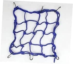 Motorcycle Tink Net - Strong Multi-Use Helmet Mount Luggage - Blue - 1 Piece - sa car Cargo net