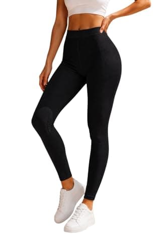 Miza High Waist Ribbed Sport Leggings for Women and Girls Soft Elastic Material One Size Pants