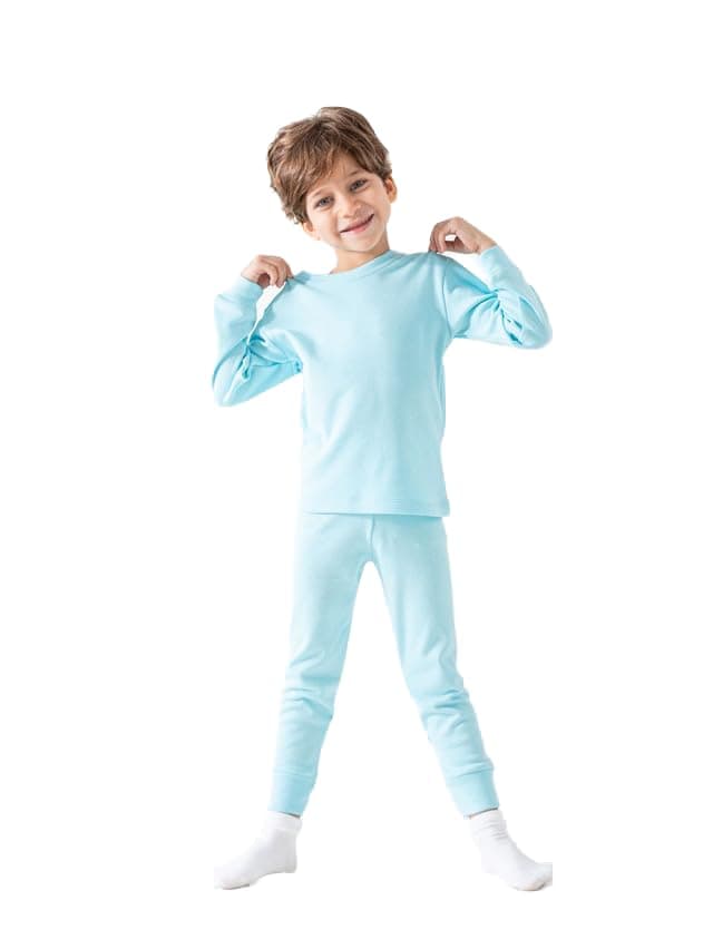 MARVY KIDS S4 interlock cotton children thermal wear Coordinated outfit