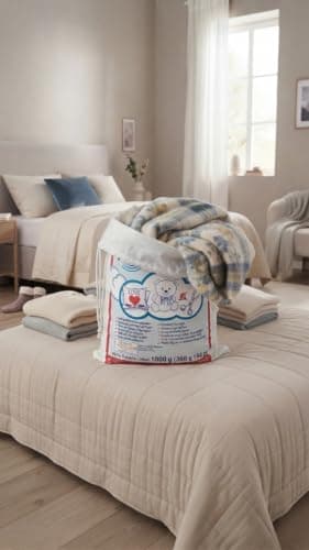 Large Clothes Storage Bag for Blankets Duvets Comforters Seasonal Clothing Organization Heavy Duty Fabric Storage Container for Home Bedding Grey