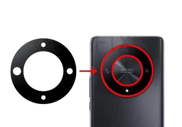 3D Camera Glass Protector For Honor X9B - Tempered Glass 3D Back Camera Lens Protector Screen protector