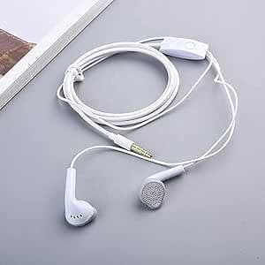 J8 Hands-Free 3.5mm Jack Headphone - White, Wired, In Ear White