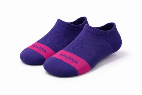 Havana Socks Burgandy Ankle Band H-BAB45 | Mid-Calf Length, Cotton