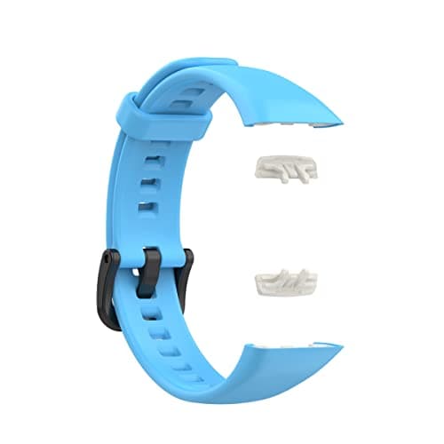 Rubber strap suitable for huawei band 6 and huawei band 6 pro and honor band 6 - sky blue, Unisex