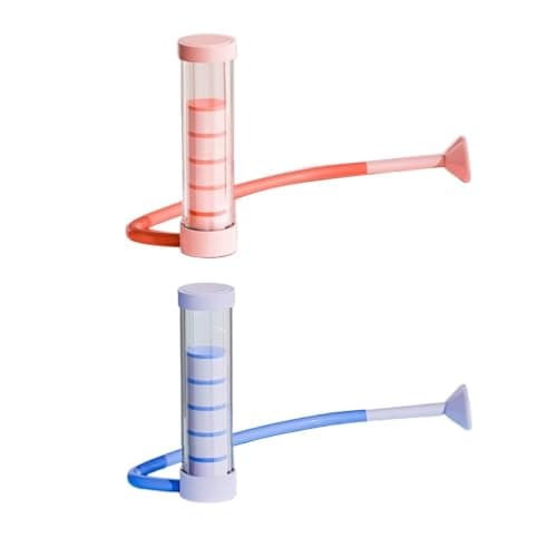 Breathing Muscle Trainer Adjustable Resistance with Flexible Tube Piece