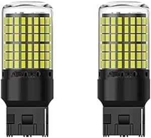 Car Rear Marker Light Kit, Turn Signal Lamps Replacement for Rear Parking Light (T20 7440, White, 2 Piece) -AGA Vehicle light bulb